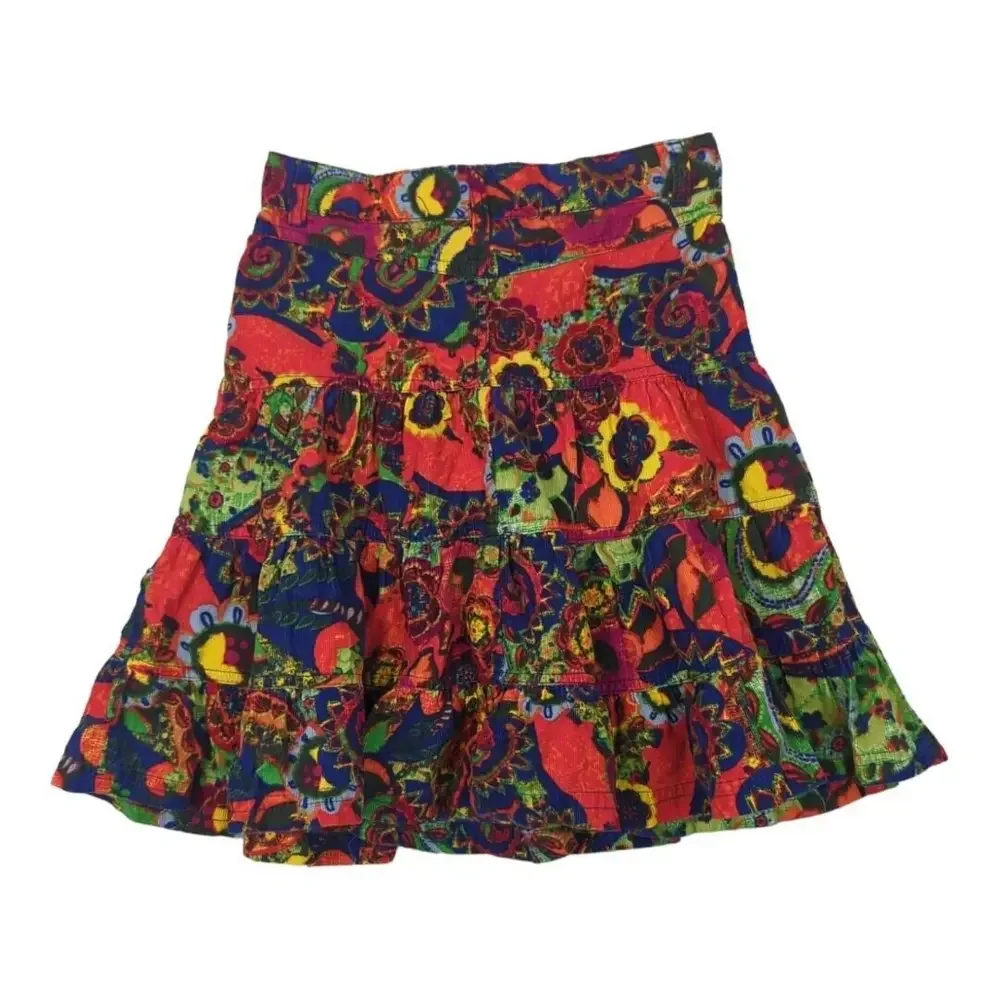 The Children's Place Vibrant Colored‎ Corduroy Tiered Skirt Size 8